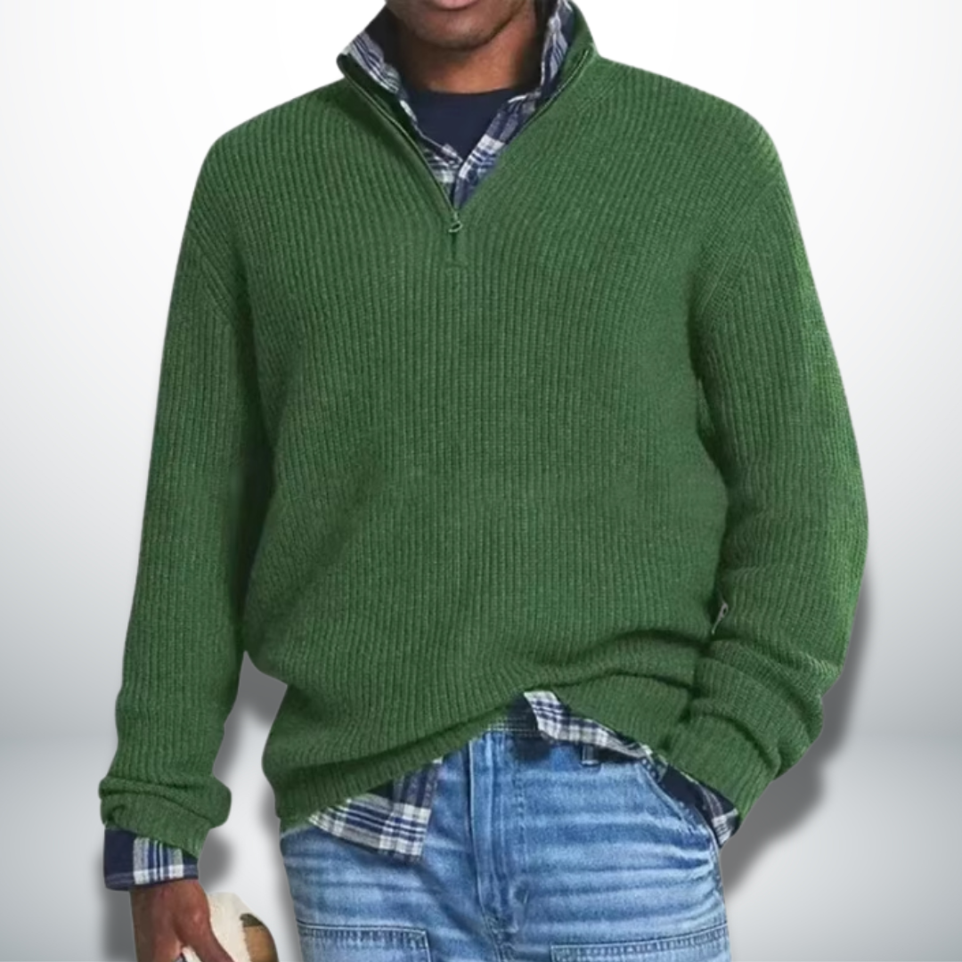 Caleb | Warm collared sweater