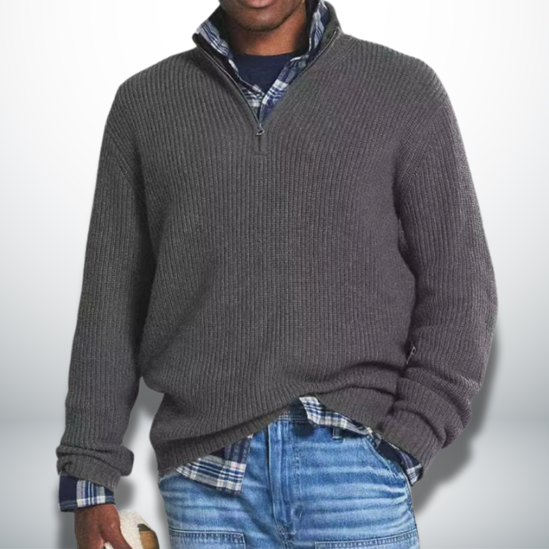 Caleb | Warm collared sweater