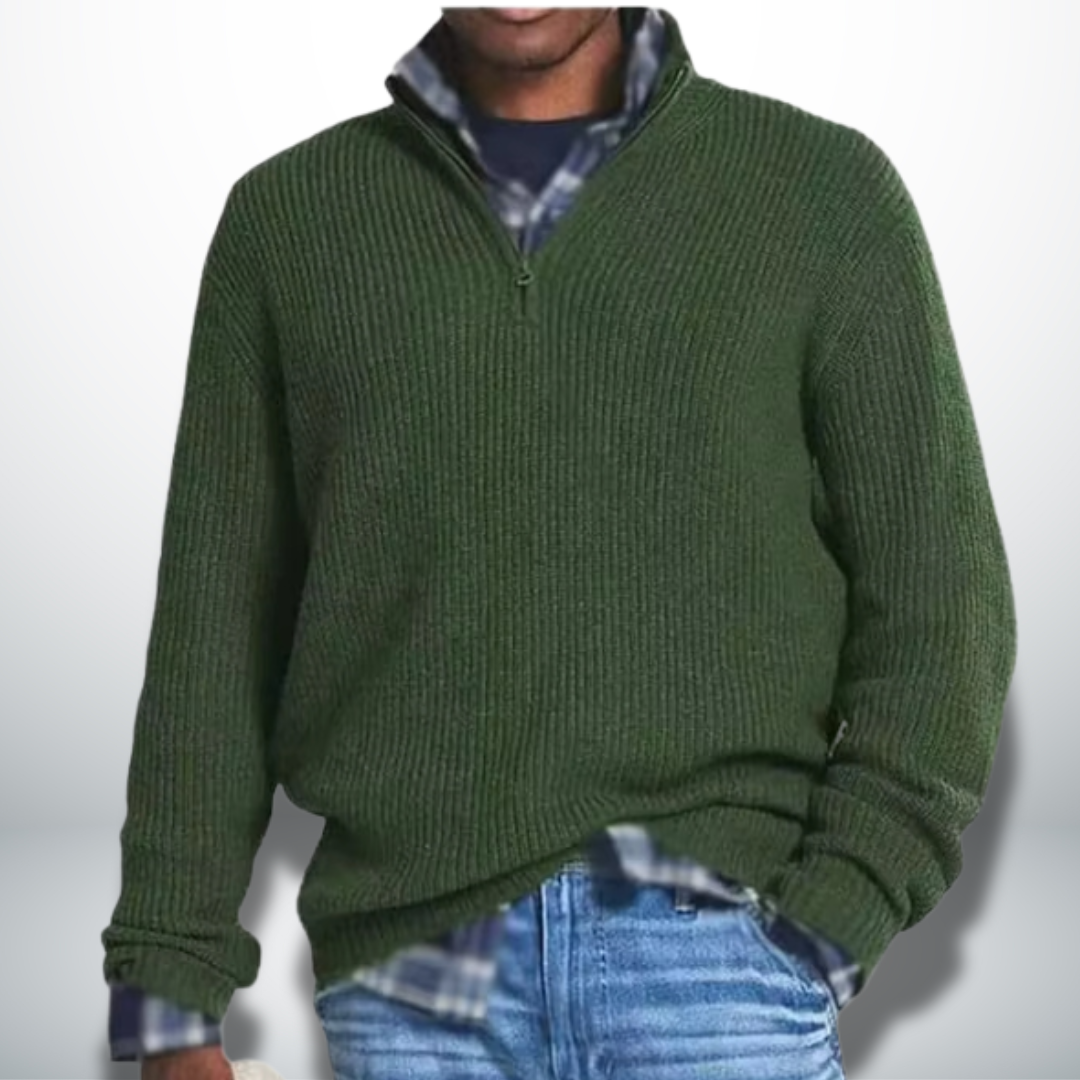 Caleb | Warm collared sweater