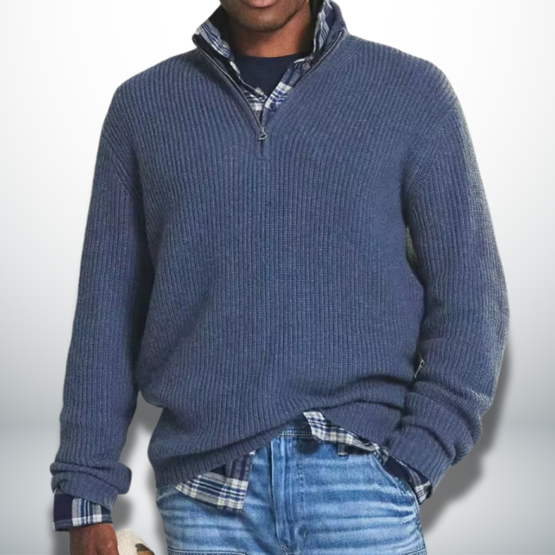 Caleb | Warm collared sweater