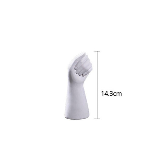 HandNBloom - Keramisk vas med handblomma